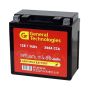 Автомобильный аккумулятор General Technologies CT 1214 14А/ч-12V ст EN200 болт+ гайка 6 мм прямая 151x88x147